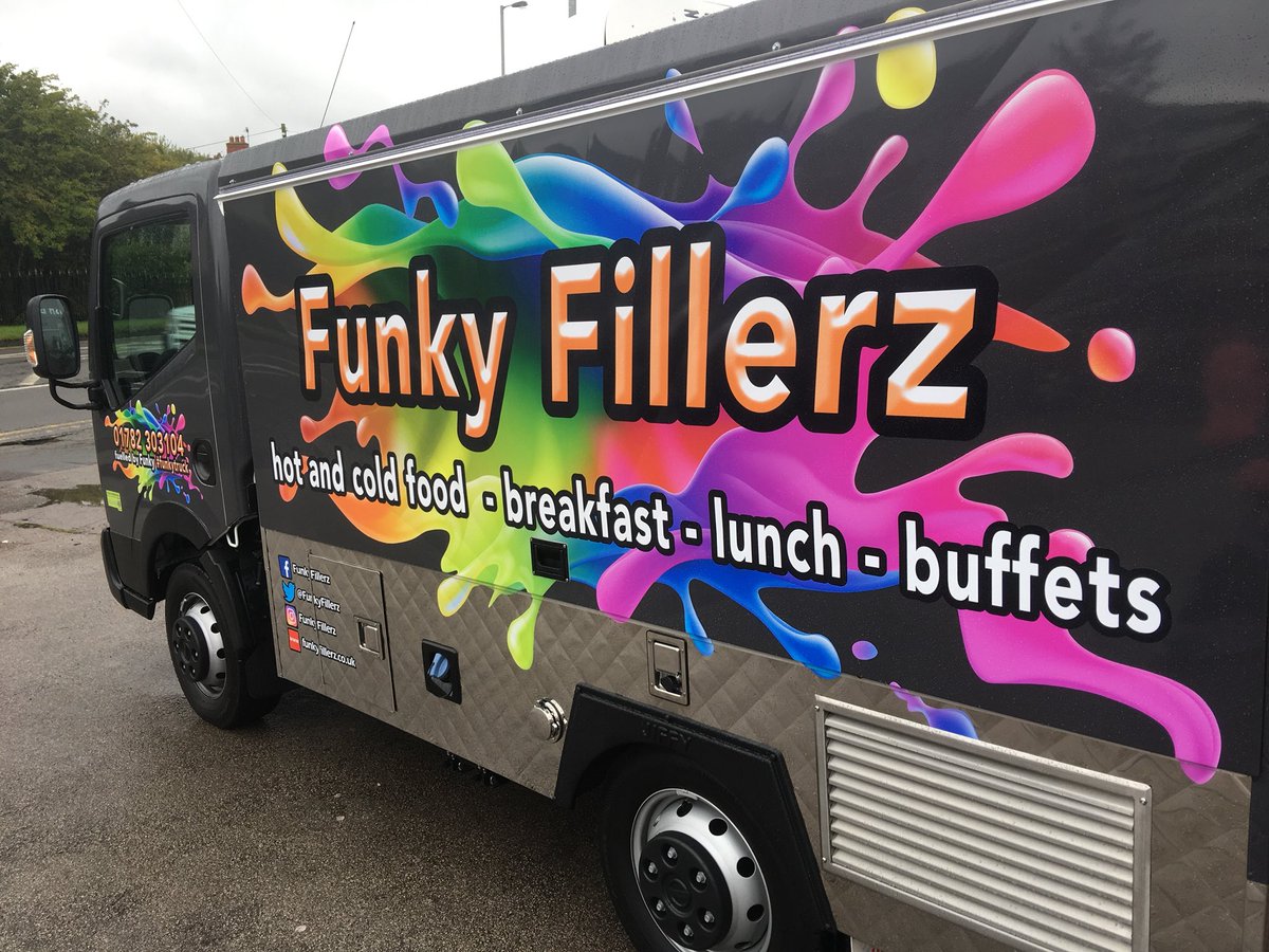 FunkyFillerz's tweet photo. #foodtoyourworkplace #funkytruck will be out &amp; about this week @PREMManagement @Signal1Official @SentinelStaffs @BBCRadioStoke @6townsradio https://t.co/fepsFkfVVr