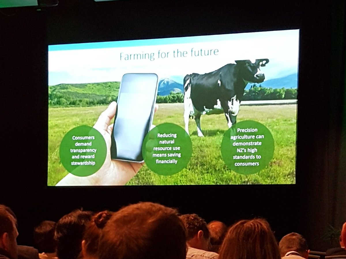 OhioStatePA's tweet photo. Martyn Dunne of MPI speaking at #PA17 about #precisionag supporting the future of #Farmers. #PAANZ2017 #agtech https://t.co/dN7PR5v7z5