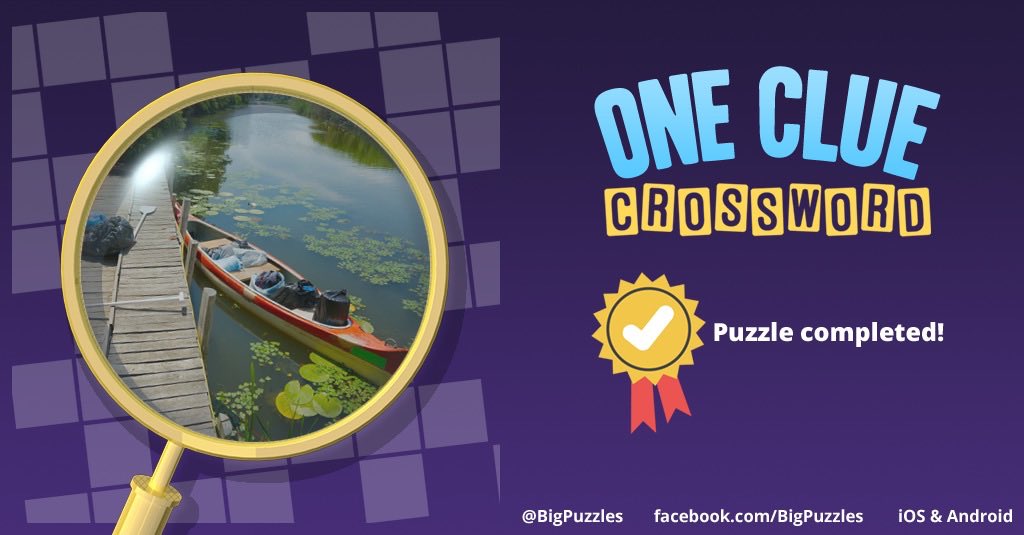 I completed a puzzle in One Clue Crossword. Play now for free!
onecluecrossword.com #OneClueCrossword