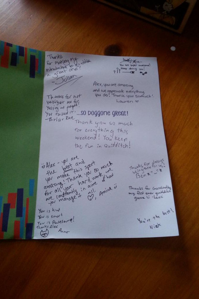 Actually cried whenI read this. Thank you <a href="/RUQuidditch/">Ryerson Quidditch</a> #fow2017