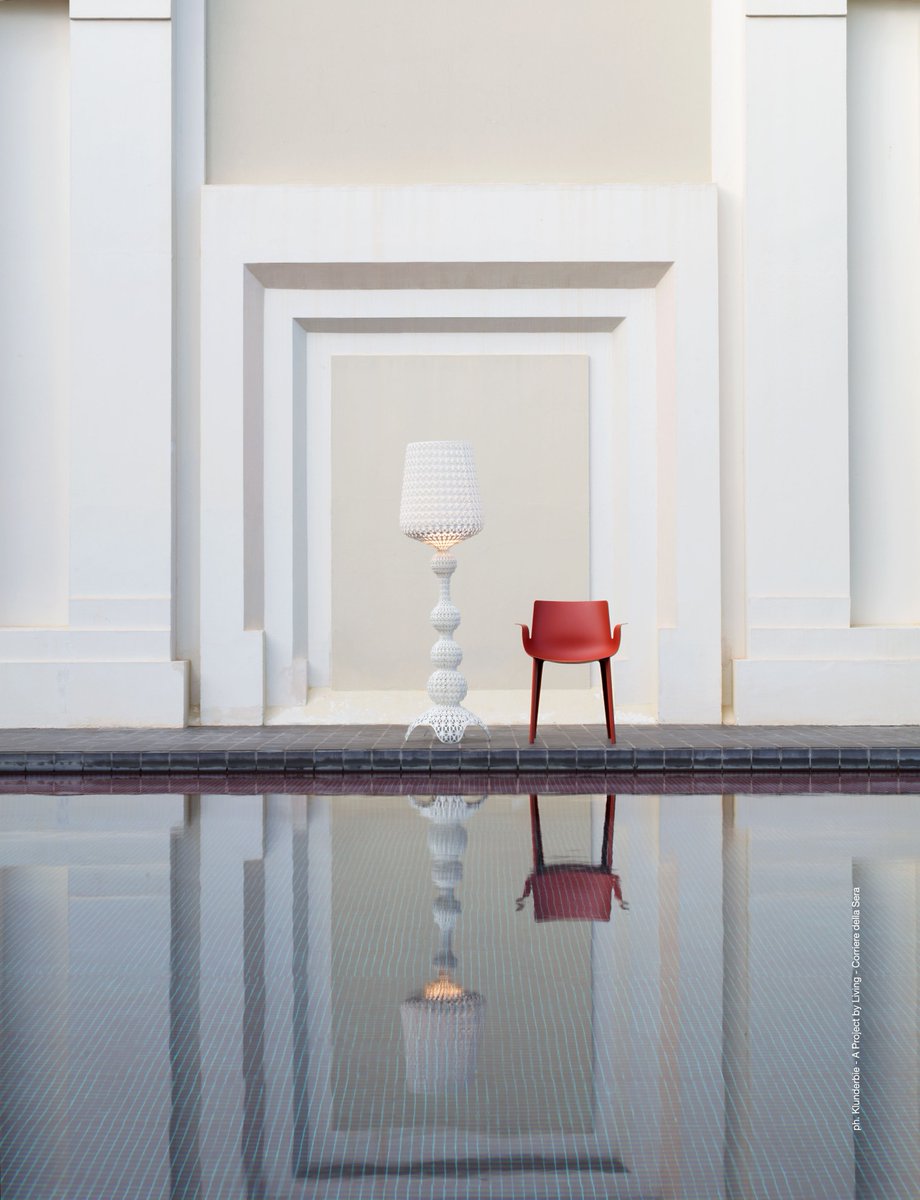 KartellOfficial's tweet photo. Design on stage. Kabuki lamp and Piuma chair have traveled around the best Spanish locations for an exclusive tour. https://t.co/EZABMKiN6u