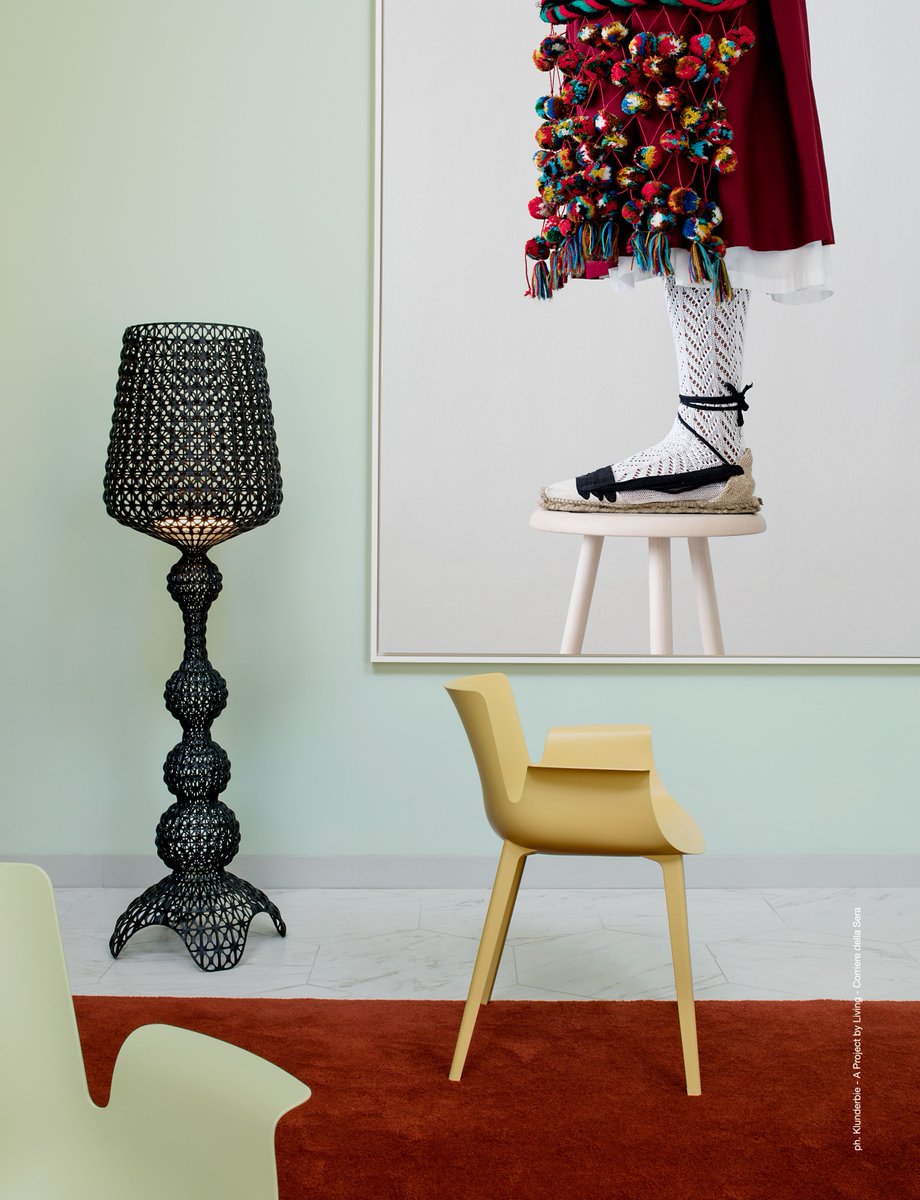 KartellOfficial's tweet photo. Design on stage. Kabuki lamp and Piuma chair have traveled around the best Spanish locations for an exclusive tour. https://t.co/EZABMKiN6u