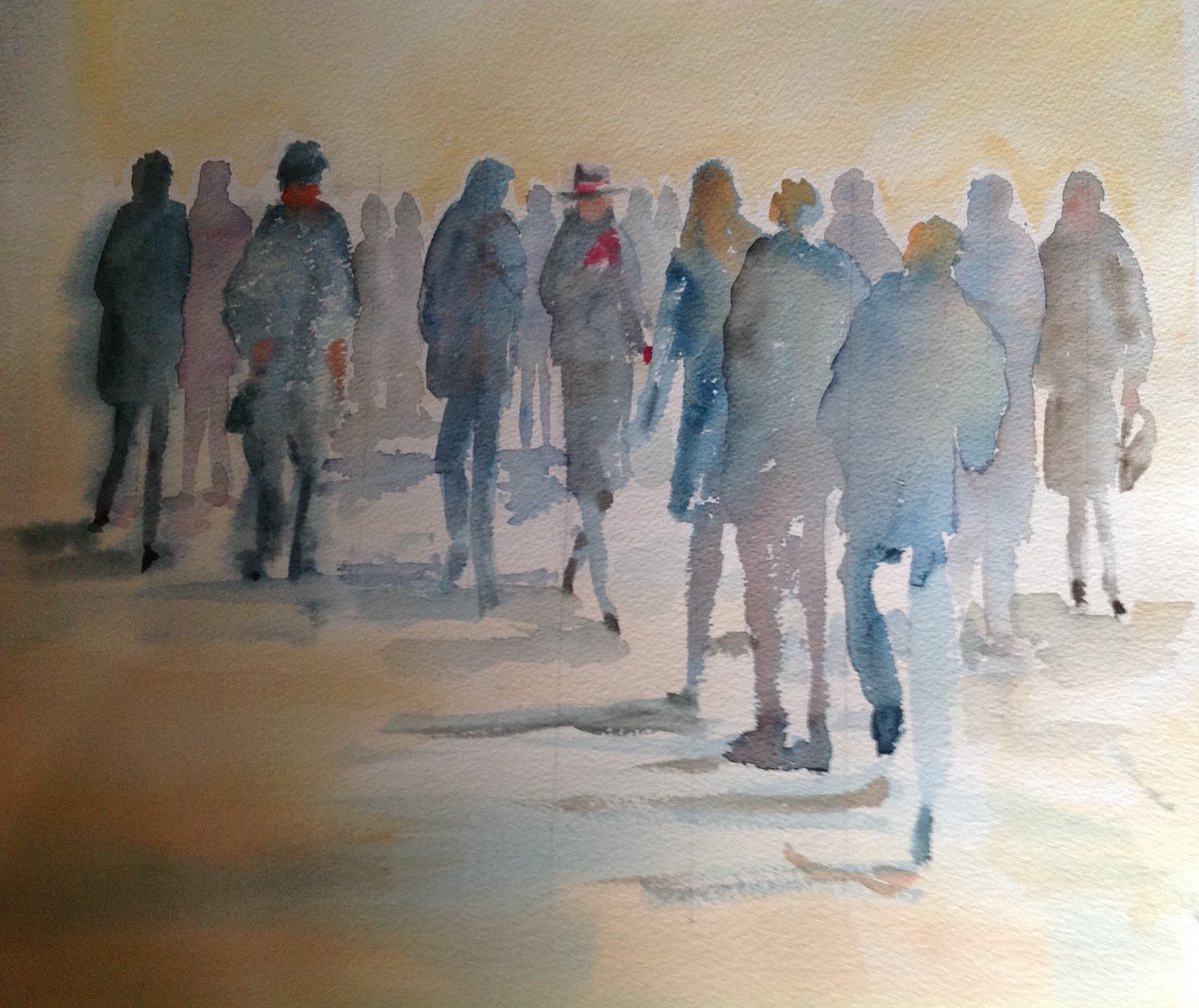 Shaftesbury Arts centre show coming up suebates#watercolours