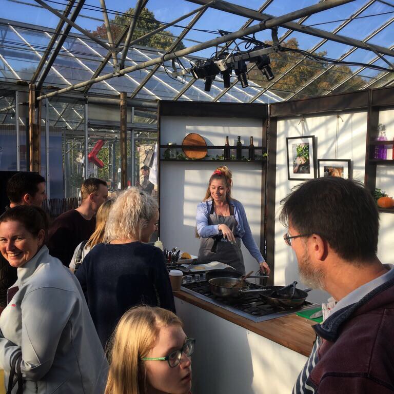 FoodGoblin1's tweet photo. An AMAZING day today doing my 1st Food Festival stage cooking demo! Feast on the Farm at @Peterleyfarm was brilliant-thanks for having me! https://t.co/p11P8xGmKj