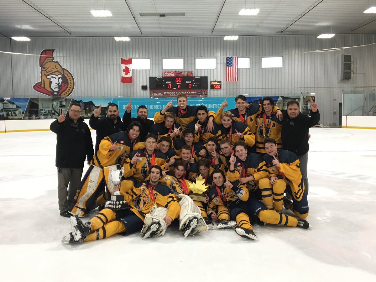 Congratulations to the Toronto Titans our #SenatorsAAAShowcase Champions!!!