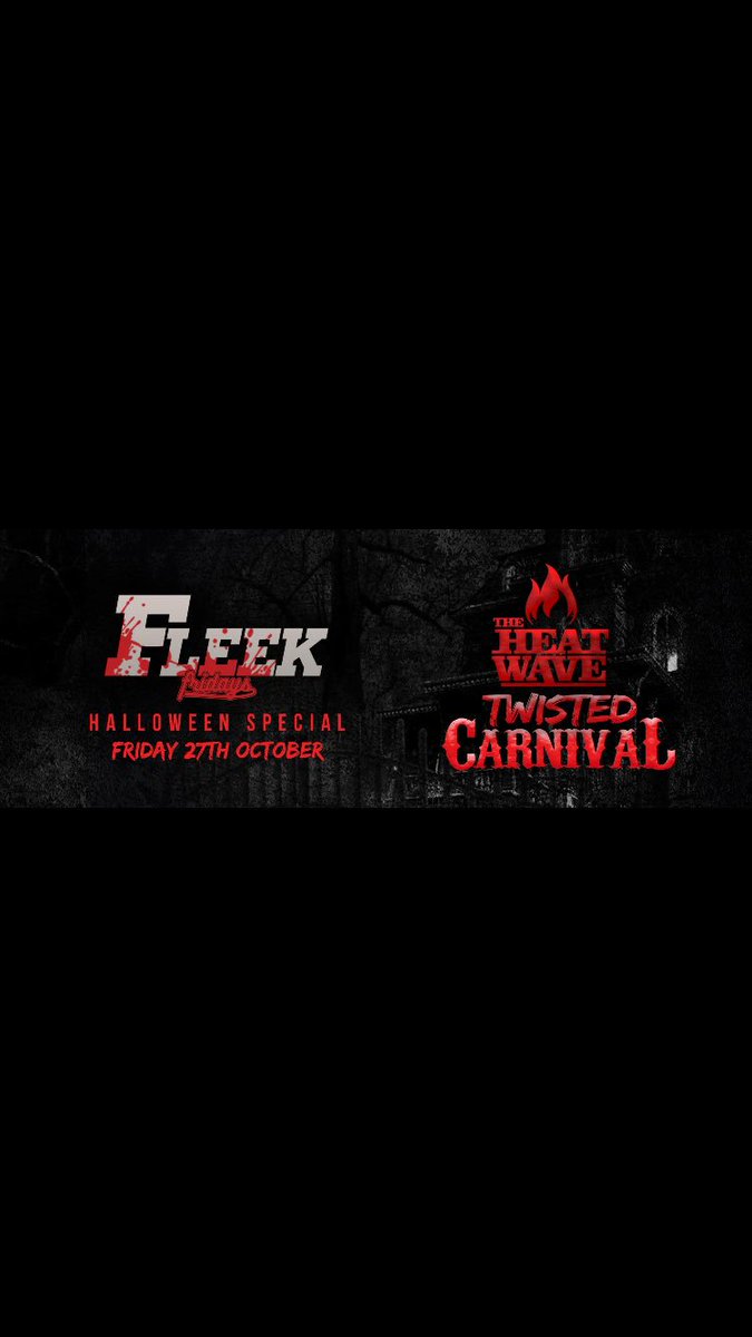 BallareCambs's tweet photo. Halloween is two weeks away, don't forget about our Fleek &amp; Sauce events 👀👻 https://t.co/mVTiSF2myu