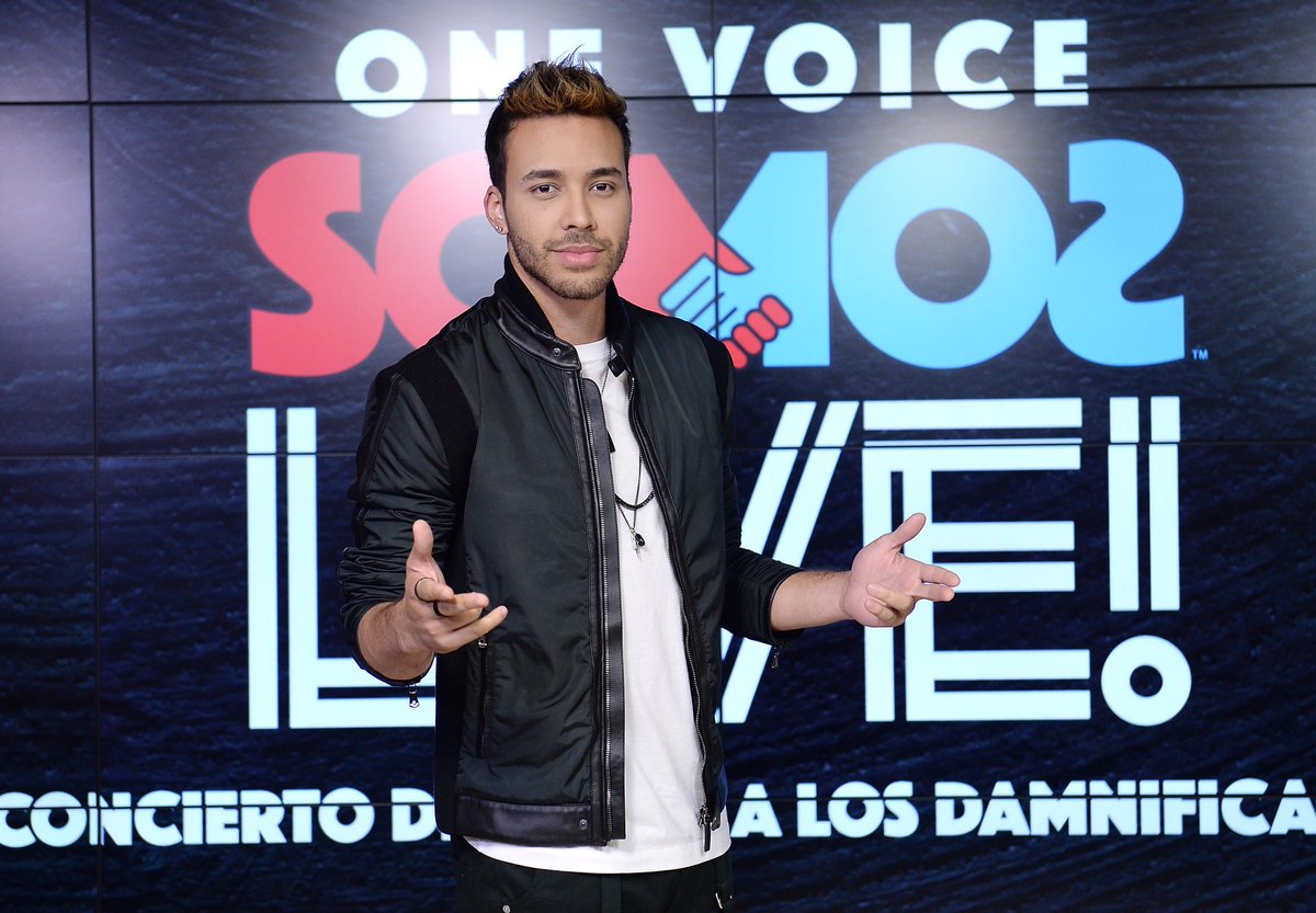 PrinceRoyce's tweet photo. Fue un placer formar parte de esta gran causa! #somosunavoz #SomosLive #onevoice https://t.co/u0sw4F2NyK