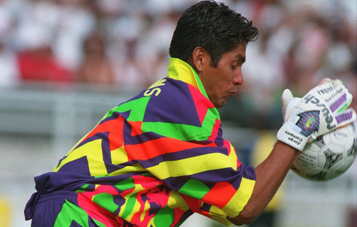 563 appearances  34 [Thirty-four] goals Happy 51st birthday, Jorge Campos. 
