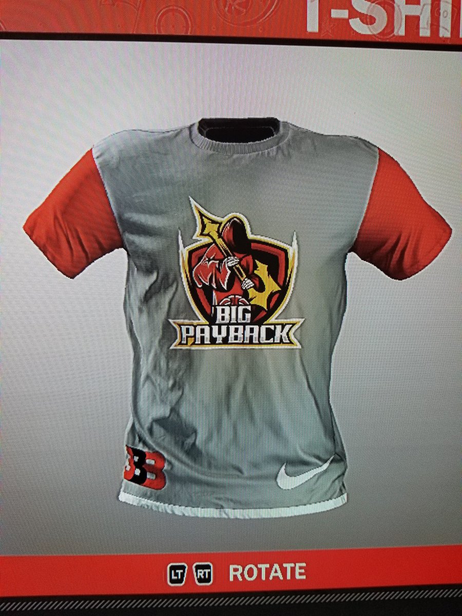 BigPayback2k's tweet photo. Clean team T-shirt! Go vote when you guys get the chance! Search GT: Doc Simps @H0LLYW00DTy @Champ2k_ @NBA2kLab @iDevGoss @DatBoyDimez https://t.co/3URi3IECSO