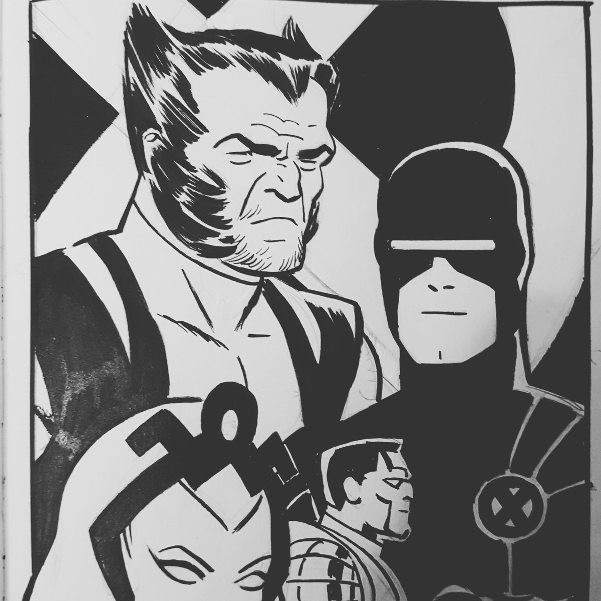 Some #xmen #sketch #sketchbook #art #inks #ink 