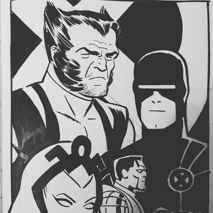 Some #xmen #sketch #sketchbook #art #inks #ink 