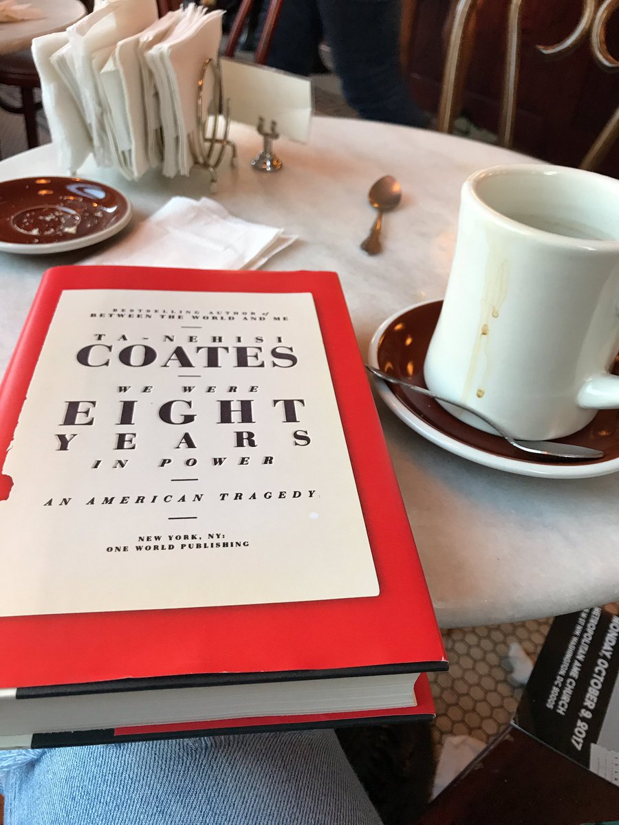 mstharrington's tweet photo. Book 13 in #AliReads2017 is #WeWereEightYearsinPower by @tanehisicoates. https://t.co/h7P5O1rs68
