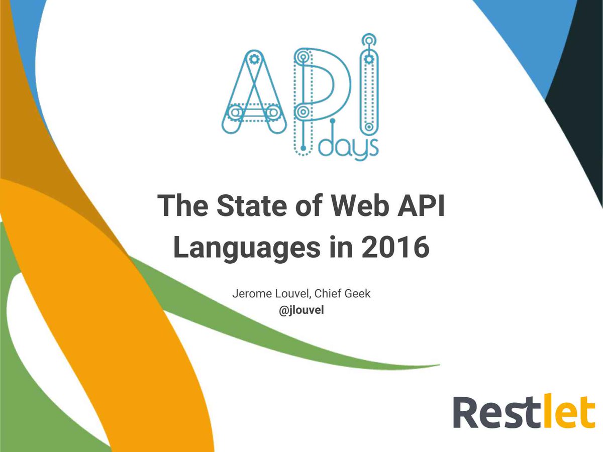 InfoQ's tweet photo. .@jlouvel discusses the state of #API languages, covering especially #OAS, #RAML and #APIBlueprint. https://t.co/7Qvb9c1m4r https://t.co/1ACCp0fJtX
