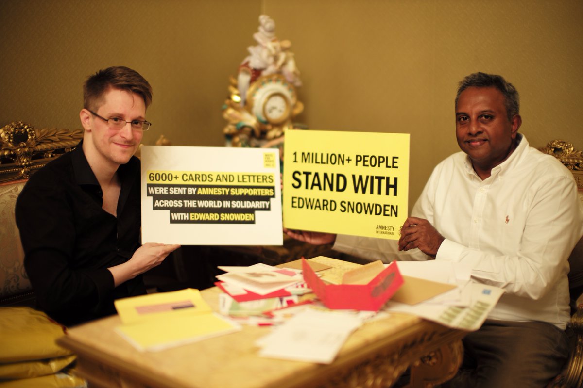 An honor to meet with <a href="/SalilShetty/">Salil Shetty</a>, the head of @Amnesty, on the future of tech and human rights. A bright light for a dark time.