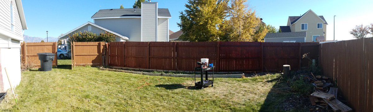 Klaumbaz's tweet photo. Fence fixed. Back aches. #Winteriscoming #youcandoitwecanhelp https://t.co/M1kk6hMSeR