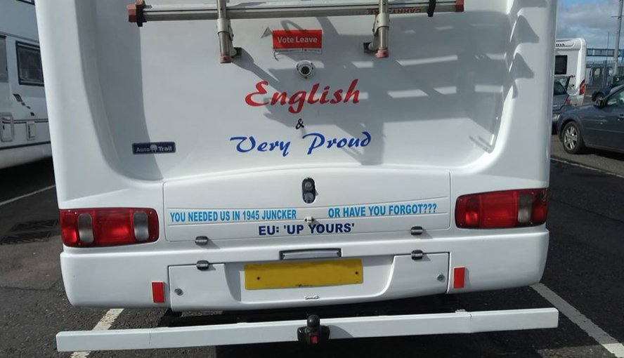 Bakehouse2016's tweet image. Spotted boarding a ferry at Portsmouth.
My sincere apologies to France.
Please believe we are not all like this.