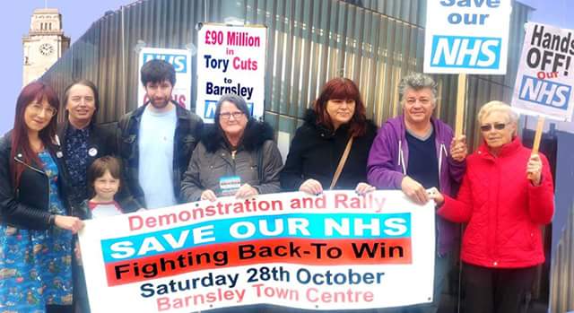 BarnsleySaveNHS's tweet photo. #handsoffbarnsleyhospital!!!
#BarnsleySaysNoToPrivatisation!!!
#SCRAPTHEACS!!!!
#OURNHS 
#UNITEWEFIGHTFORALL!!! https://t.co/5yrqp40pjd