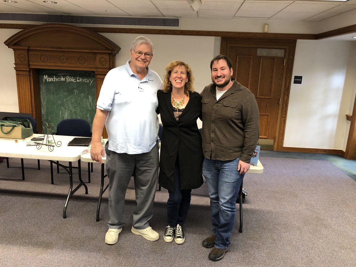 BooksBoosPress's tweet photo. Our authors at the #IndieAuthorDay event at the #ManchesterCT library. @OyeJohn52 @StaceyBLongo #DanFoley #books #authors https://t.co/T2xA1hBQ0H