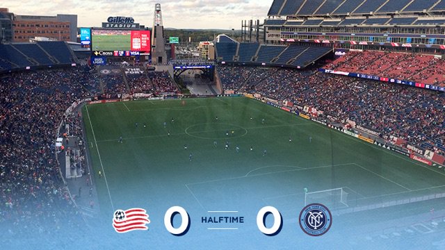 HT: All square despite being down a man after 20 minutes. More work to be done... #NYCFC   🔵 0-0 🌲 https://t.co/0XUwfpZ9xM