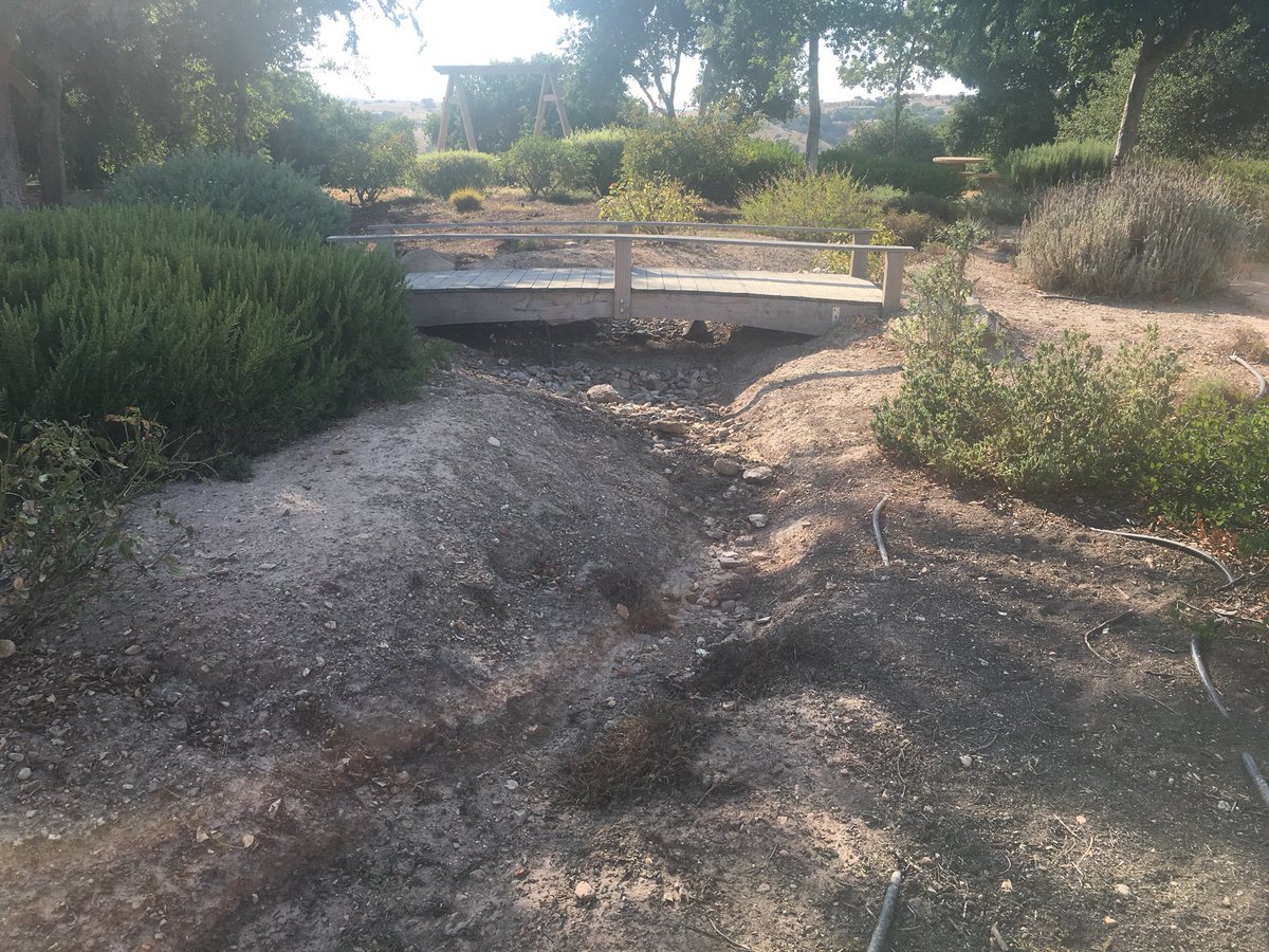 realJeffCompton's tweet photo. #homealone. Always wanted babbling brook.  #DIY Thank You @thehomedepot #SundayMorning  Finally time to wonder what’s next https://t.co/EQTxU2MzSW