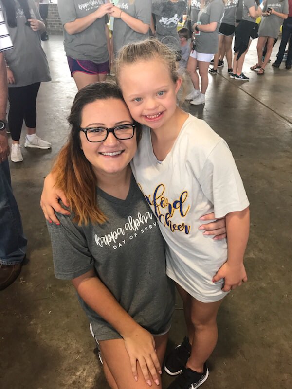 olemisstheta's tweet image. The Buddy Walk today was a huge success! #ThetaDayofService