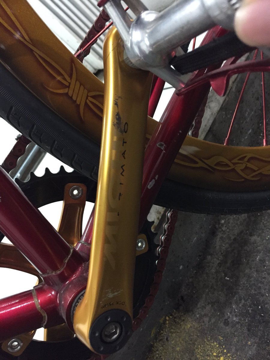 aldoghani's tweet photo. WTT crank arm miche gold, dengan crank arm miche juga warna black/silver #fnfjb #agjb #fpjb #bcjb @fix_fixed @trackcyclery @AlcatrazTrack https://t.co/ASb9267chO