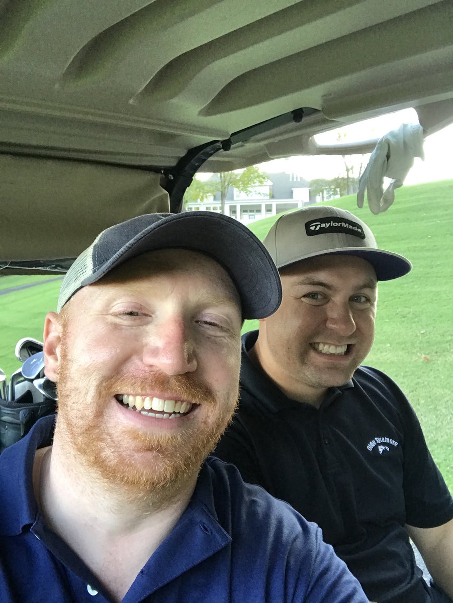 bkhaley's tweet image. Sunday Funday with @TheMattCoffey. Should talk about how you lost on the front 9 on Monday @ClubhouseCast @JacksonSveen