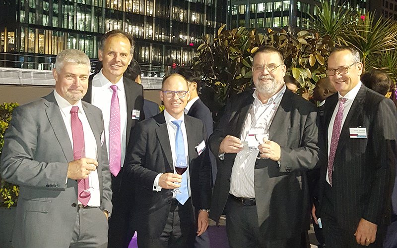 Last week HDY hosted an event to support the IBA 2017 Conference. Pictured L-R (Tom Young - Norton Rose Fulbright, Michael Greene – Managing Partner, HDY, Scott Atkins – Partner, HDY, Martin Solc – IBA President and Wayne Spanner – Managing Partner, Norton Rose Fulbright).