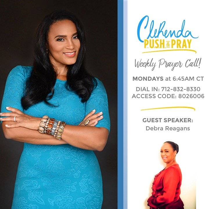 Join me tomorrow for Monday morning prayer with Debra Reagans!🙏🏾