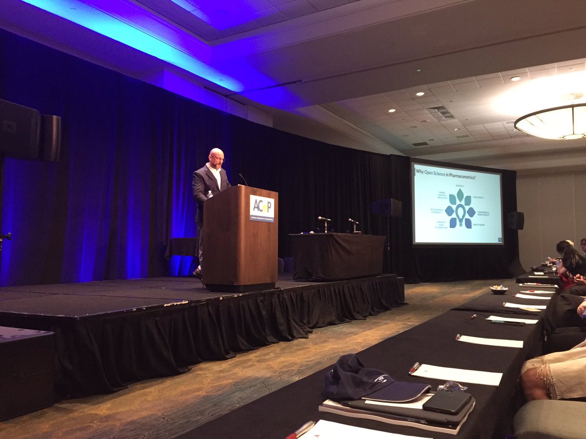 Marc gives a stellar &amp; inspiring acceptance lecture (Sheiner Award Lecturer) at ACOP. <a href="/MetrumRG/">MetrumRG</a>
