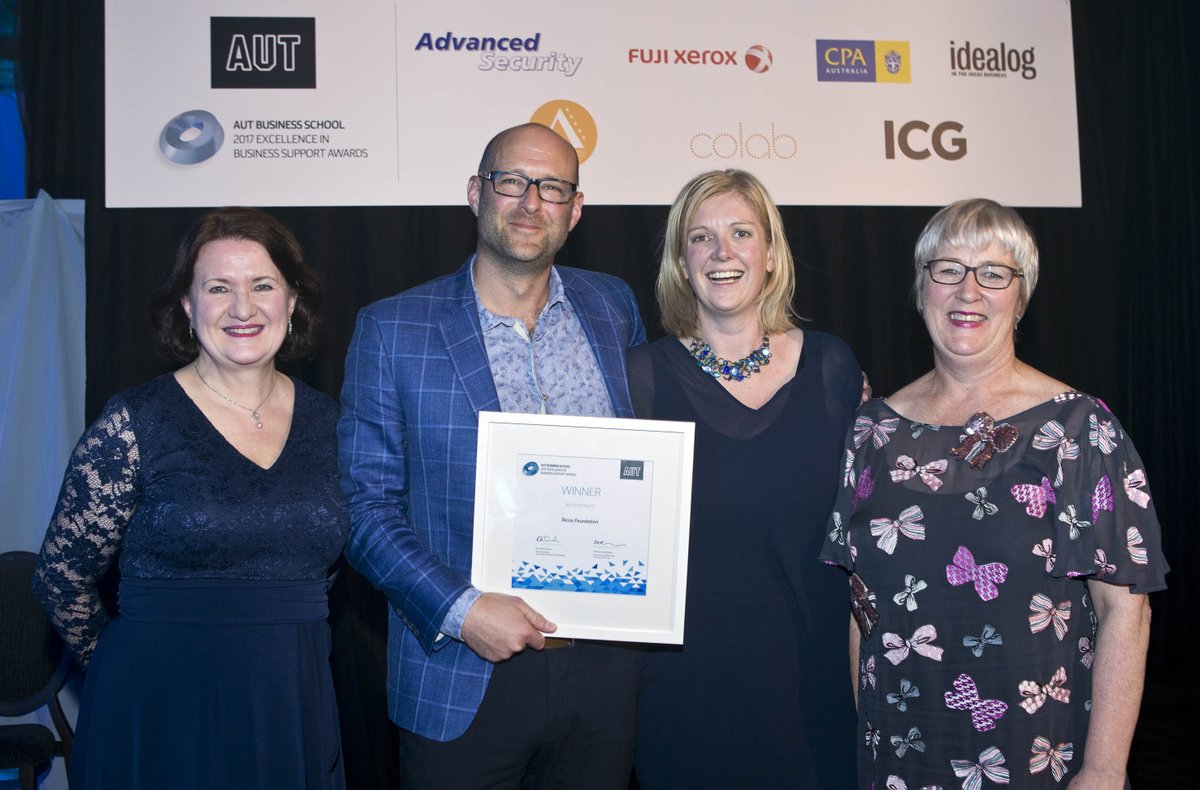 Congratulations <a href="/akinafoundation/">Ākina Foundation</a>, winners of the Not-for-Profit Category at the #AUTBizAwards! 👏🏆 This award was proudly sponsored by <a href="/NZBEF/">NZBEF</a>