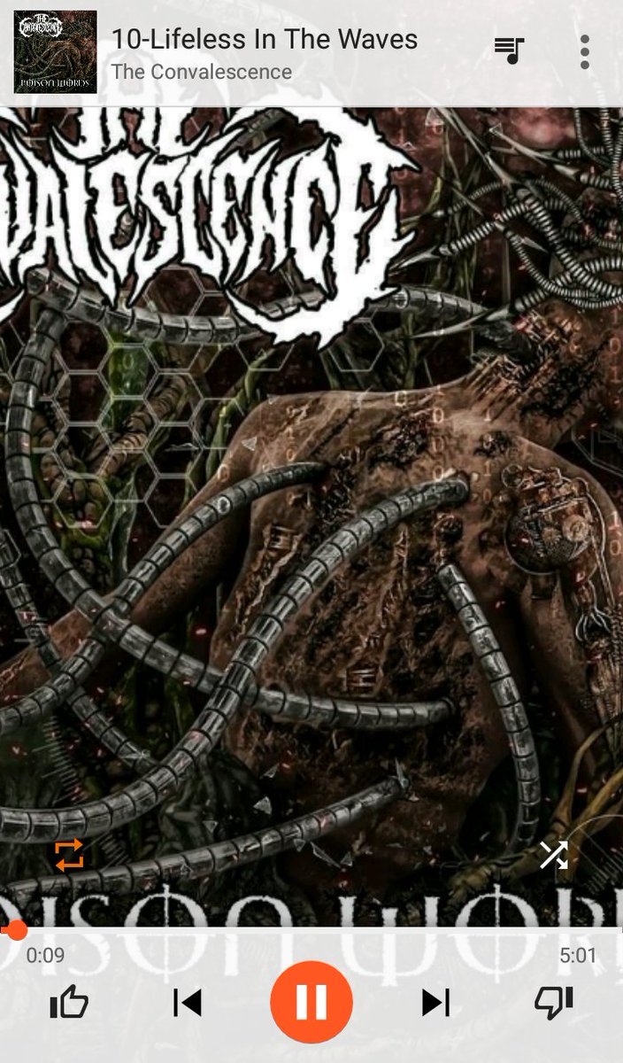 rickdude411s's tweet photo. #jammin' to THE CONVALESCENCE - Lifeless in The Waves πΆ #PoisonWords @TCONband #NowPlaying #Metal https://t.co/IvfDhBwSGV