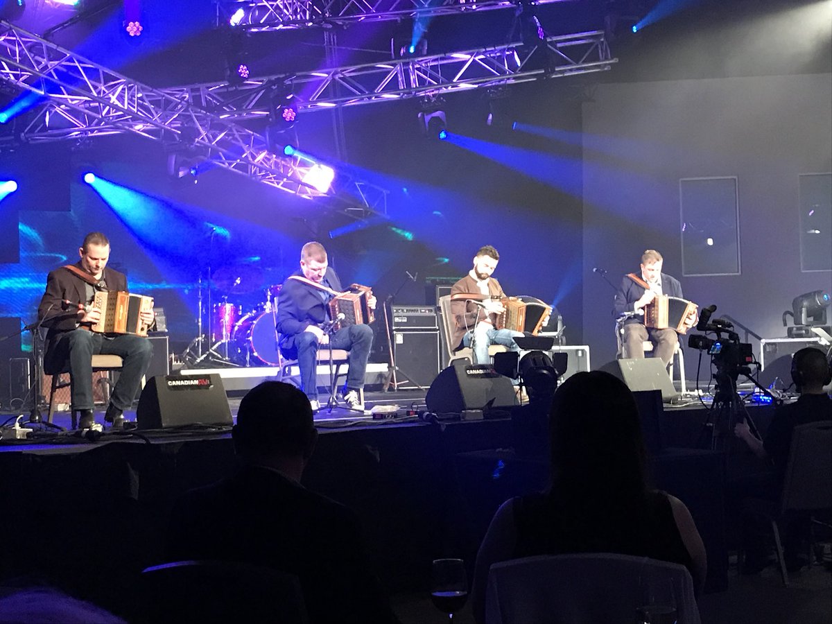 jamiekorab's tweet photo. Music NL awards. @cordeengroup were AMAZING tonight!!! Well done @wa_sutton #musicnlweek2017 #musicnl25 #insideSJCC https://t.co/IQzNGgrRnd