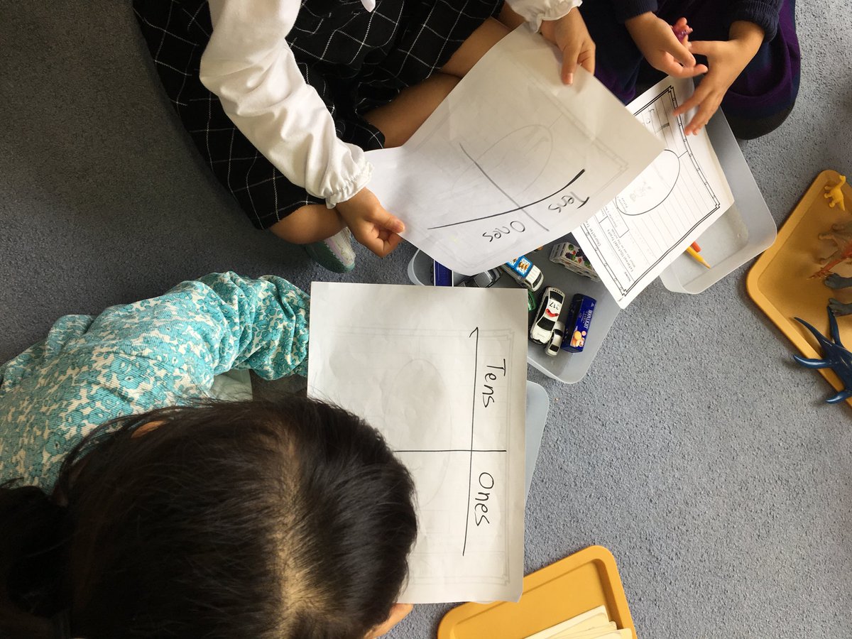 KyotoIntlSchool's tweet photo. G3 Ss sharing their knowledge of place value with early learning 3. #groupsoftens @KyotoIntlSchool #learningatkis https://t.co/CZvcS6vTgJ
