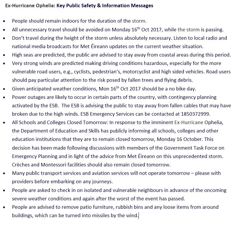 thejournal_ie's tweet photo. Here is the key advice to take on board from Met Eireann and the National Emergency Coordination Group: https://t.co/rixnhHai6P