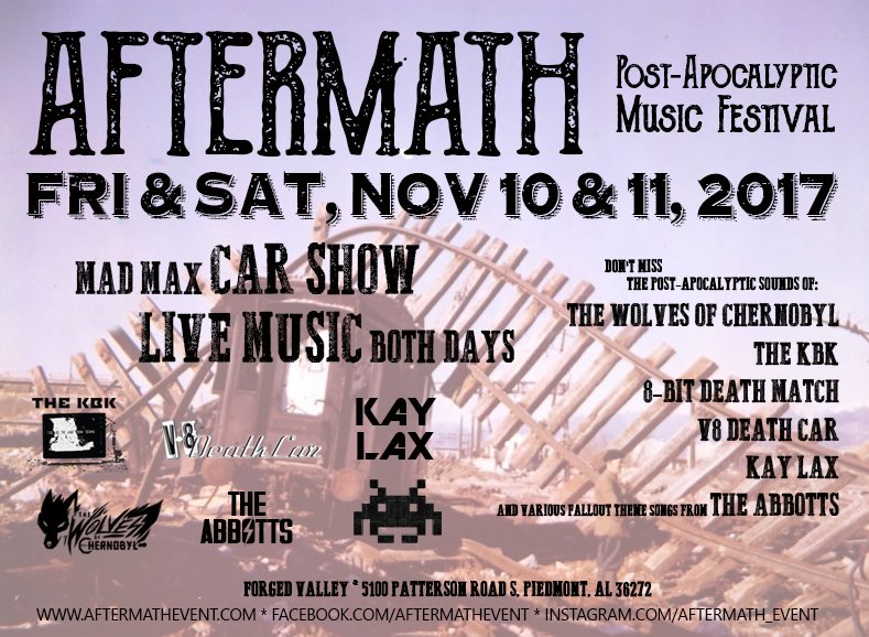 aftermath_event's tweet photo. The musical guest line-up has been announced for #aftermathevent on Nov 10 &amp; 11: https://t.co/G417r7reJ8 https://t.co/4devjp3pRO