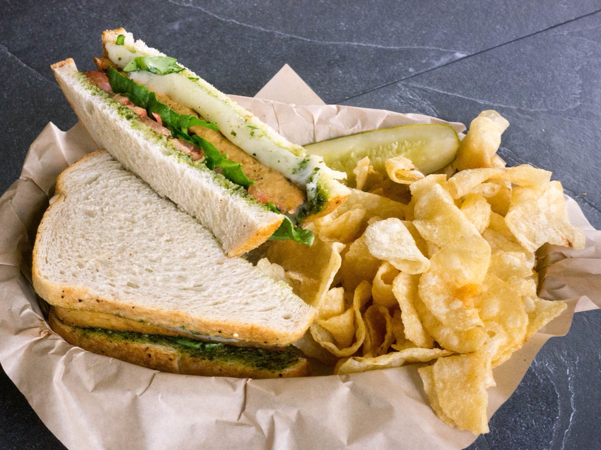 sewardcoop's tweet photo. ***NEW***@ the #FranklinStore Deli Counter: Pesto Melt-turkey, pesto, tomatoes, spinach and provolone cheese
**Veggie: sub Seward-made tofu https://t.co/e1iKl1C8Jm