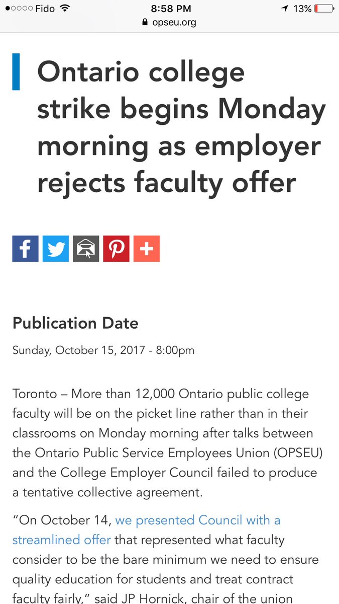 Its official, we're on strike π