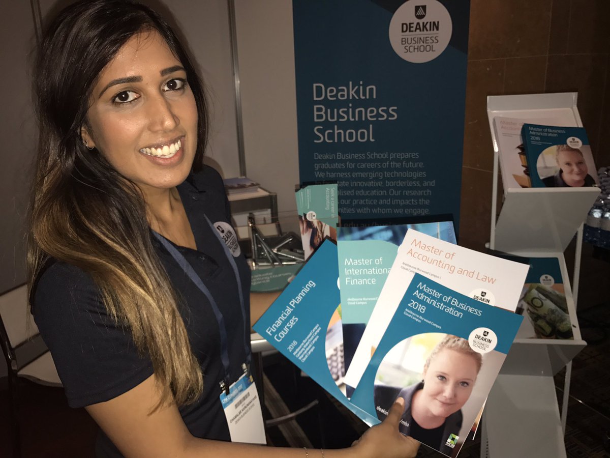 MisterTaxman's tweet photo. DID YOU KNOW that @CPAAustralia members could get up to 6 credits towards a @DeakinBusiness MBA #CPACongress #ThinkYoung #ThinkDeakin https://t.co/MyDkNyjmJo