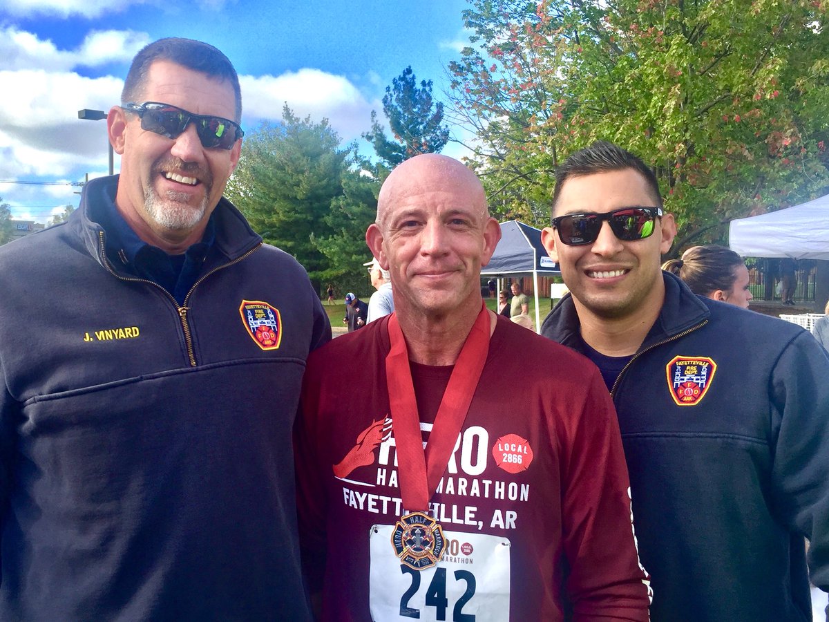 WadeMarshall3's tweet photo. Great day in Fayetteville. Ran the IAFF Local 2866 Hero Half Marathon in 1:58:12.9 https://t.co/07fT4Yn15S
