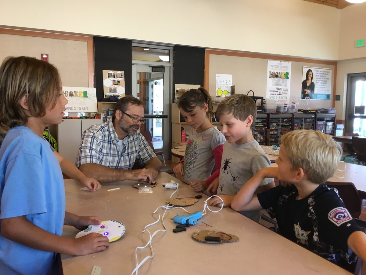 AdamsDesignSB's tweet photo. Celebrating our families past and present with our Dia de los Muertos project:  STEAM mashup with Dia de los Muertos. https://t.co/7Mbb6uKqhd