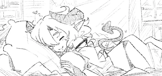 Sleep a few minutes more?
#魔物娘図鑑 #魔物娘図鑑二次 