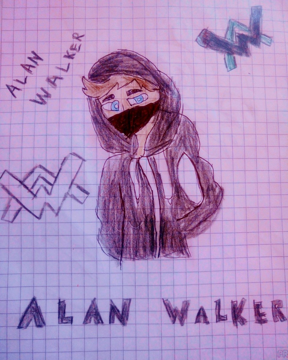 PiaMenaP's tweet photo. Cuando tu hijo de 8 años dibuja a su artista preferido 😊 @AlanWalkerCL https://t.co/UQ5hhB6Jos