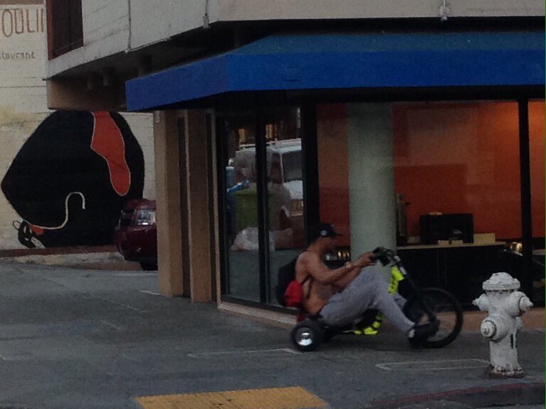 NotRobG's tweet photo. Local bikers #threewheelmotion https://t.co/8A82BrI42S