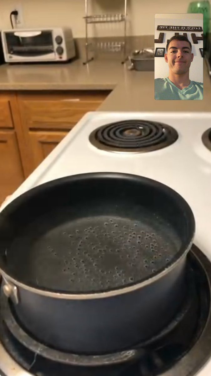 FaceTiming the water so it doesn’t boil over while I’m watching tv in the other room.