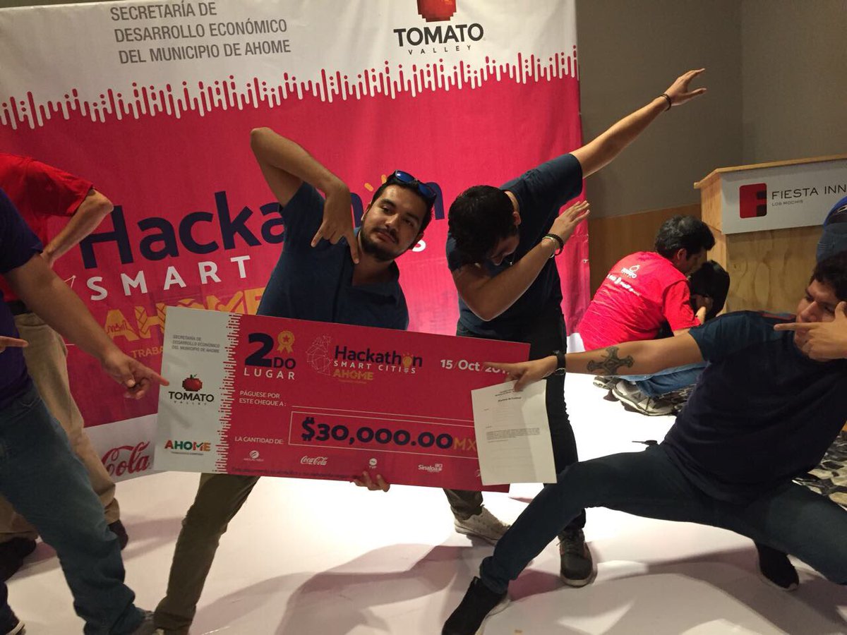 tomatovalley's tweet photo. Finalizamos con exito el 1er #hackathon #smartcities en @MpioAhome - gracias a todos y muchas felicidades a los ganadores. Sigamos innovando https://t.co/jptTdh4zEu