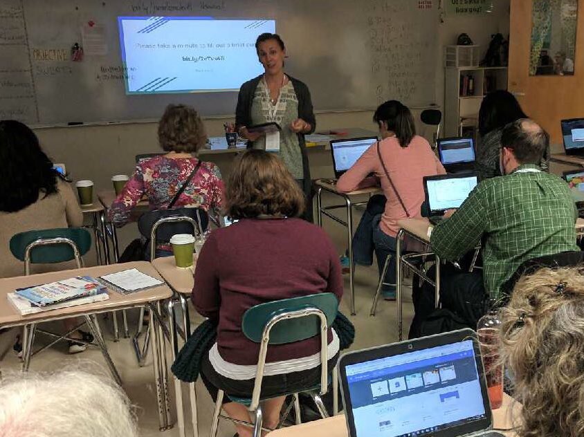 mcdevittlms's tweet photo. And this happened...so grateful! Awesome #CTsummit17 weekend at MHS! #EdTechTeam https://t.co/6qOT1A3iXd