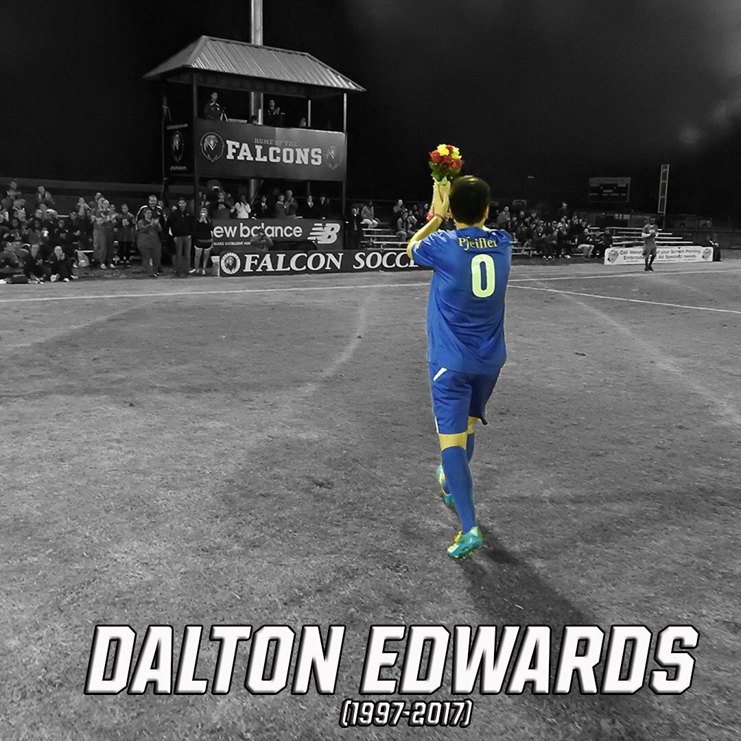 PfeifferSports's tweet photo. Gone but never forgotten. Prayers with the Edwards family. #BraveDalton #ForeverAFalcon https://t.co/BWTu2cAABH