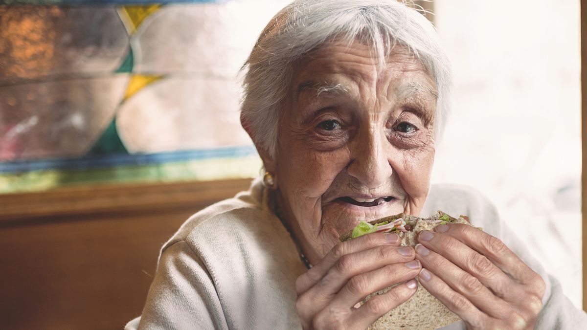 TheOnion's tweet photo. Stunned Family Watches As Grandmother Wolfs Down Sandwich In 33 Minutes https://t.co/E0gOkrGj8m https://t.co/LuPL1074VO