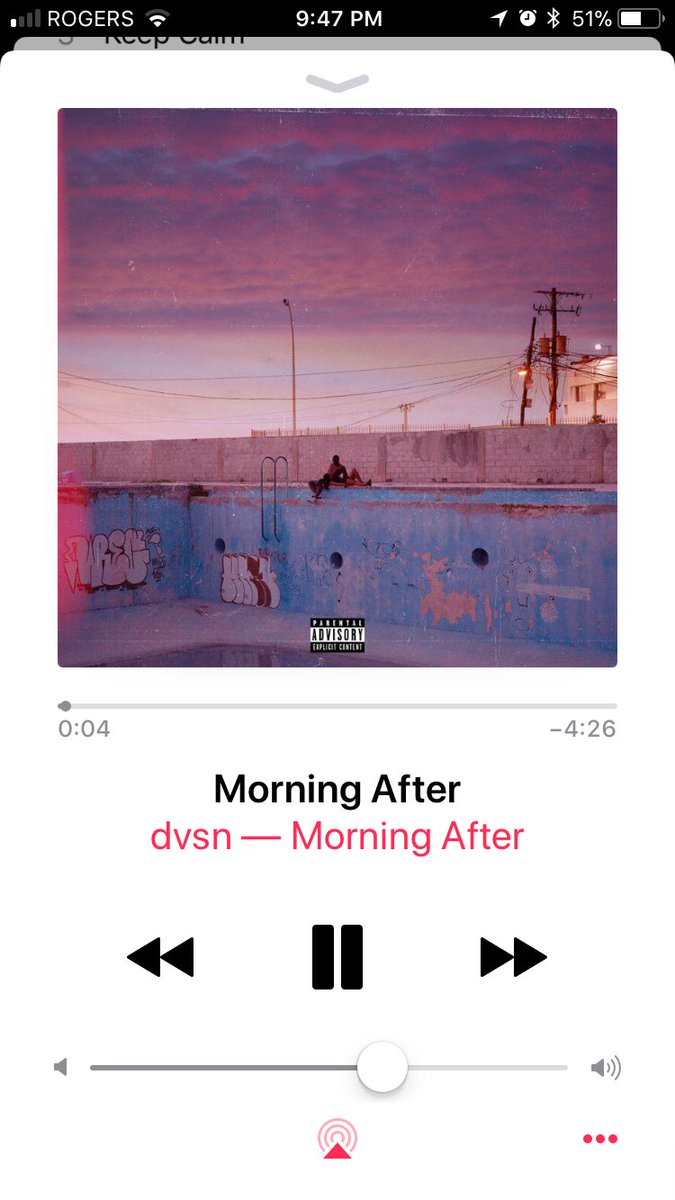 AJE89's tweet image. This just made it on the list of albums that my future kids will be conceived to.... #DVSN #MorningAfter #RealR&amp;amp;B #OVO #Canadian